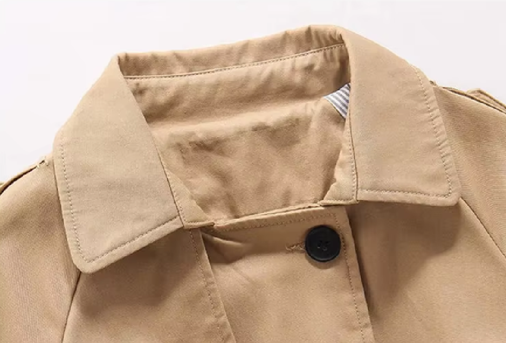 Chaqueta Cortavientos Largo Otoño