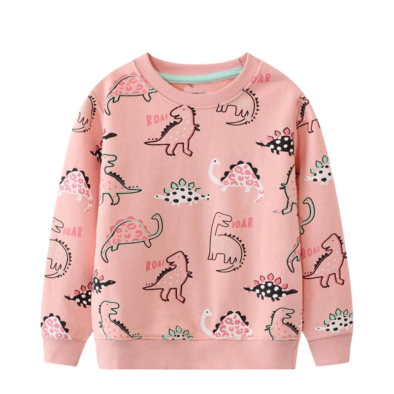 Polerón Niña Dinosaurios