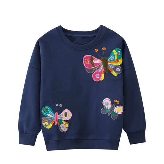 Polerón Niña Mariposas