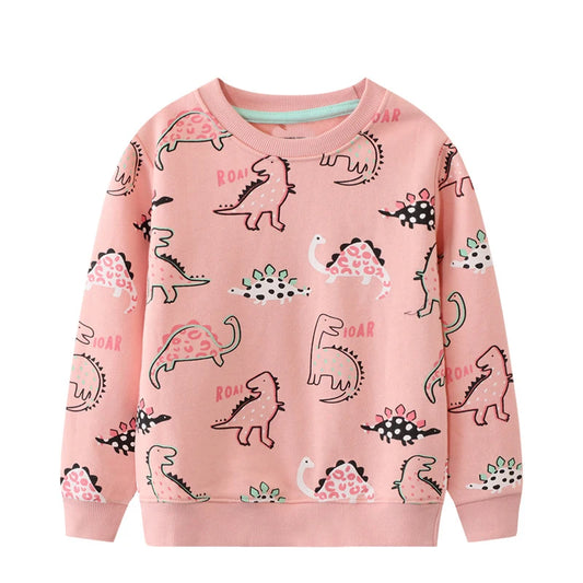 Polerón Niña Dinosaurios